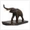 Charakter verziert antike Bronzeelefant-Statue für Haus/Garten