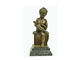 Inneneinrichtungs-antike Roheisen-Statuen/Weinlese-Bronzestatuen