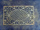 Antike dekorative Roheisen-Fußmatten-Rechteck-Form im Freien mit Openwork Muster