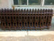 Galvanisierter Roheisen-Zaun täfelt Pulver beschichteten Oberflächenbehandlungs-dekorativen Metallzaun