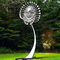 Metallkunst-berühmter moderner Garten-Edelstahl im Freien 2 m-Durchmesser-Wind-Skulptur